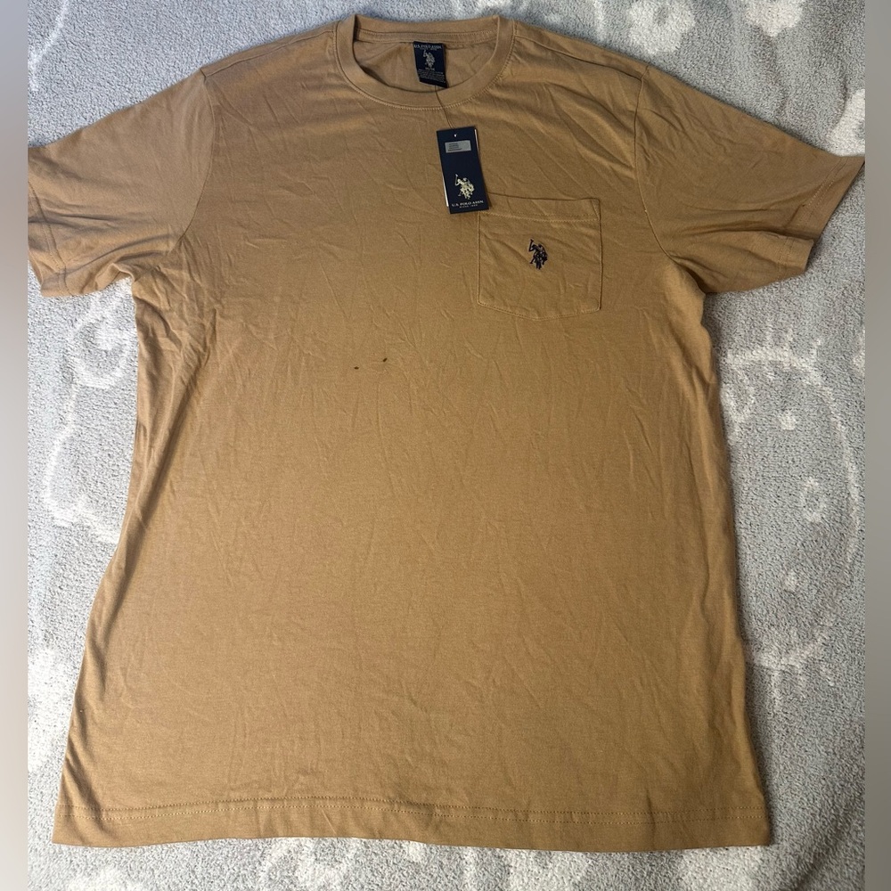 Men’s Beige Polo Ralph Lauren T shirt size medium BNWT